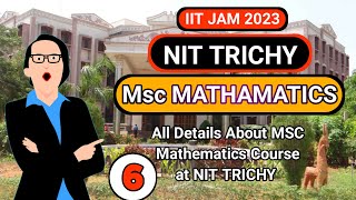 NIT TRICHY Msc mathematics course details discussion  Placements  Course Fees nittrichy [upl. by Etan483]