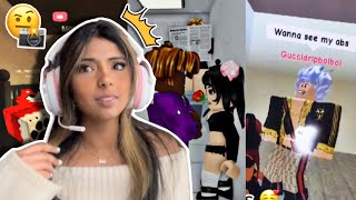 Reacting to SUS ROBLOX TIKTOKS 📸📸 [upl. by Nuahsal870]