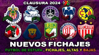 ✅ NUEVOS FICHAJES CONFIRMADOS LIGA MX CL2024  CHICHARITO Y GALLARDO A CHIVAS JURADO AL AMÉRICA [upl. by Anemaj]