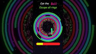 Hypnotic Bouncing Ball Simulation neon bouncing bouncyball simulation bouncingball satisfying [upl. by Zillah924]