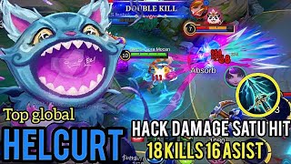 18kiils helcurt hack damage  gameplay helcurt perfect 100 legendary  mobilegends [upl. by Warthman]