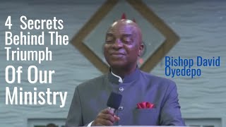 Bishop David Oyedepo Reveals The Secret Behind The Triumph Of Living Faith Church Worldwide [upl. by Lledal]