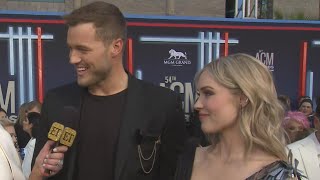 ACM Awards 2019 Colton Underwood and Cassie Randolph Interview Exclusive [upl. by Steffin]