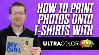 How to Print Pictures onto TShirts with DTF Transfers [upl. by Cheung]