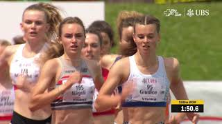 Schweizermeisterschaften 2021 Langenthal  Frauen 1500m [upl. by Gilmer]