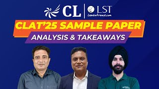 CLAT Sample Paper 2025  CLAT Sample Paper Analysis amp Takeaways  CLAT 2025 Preparation [upl. by Barbey958]