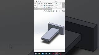 Solidworks Plate SimulationCFD Solidworks cad cadsoftware btech shorts [upl. by Arakat]