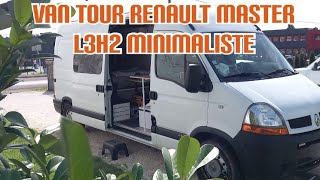 🔴 Fourgon Aménagé L3H2 Renault Master minimaliste [upl. by Marielle604]