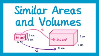 Similar Areas and Volumes  GCSE Higher Maths [upl. by Aay]