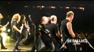 Metallica with Big 4 jam  Overkill Live  New York NY 2011  MetOnTour [upl. by Naujuj]