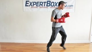 Boxing Bounce Footwork  the quotpendulumquot step [upl. by Hsima978]