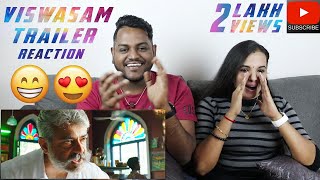 Viswasam Trailer Reaction  Malaysian Indian Couple  Ajith Kumar  Nayanthara  Sathya Jyothi Films [upl. by Donohue267]