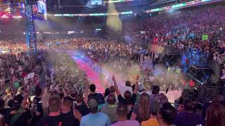 Roman Reigns entrance live at Summerslam 2021 [upl. by Tansy564]