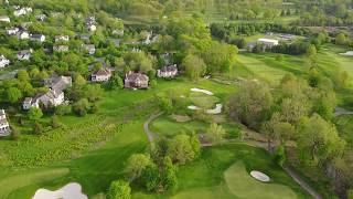 Flyover the golf course  Cherry Valley New Jersey [upl. by Hcone18]