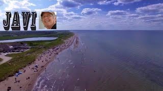 Aboiteau Beach Cap Pele NB Canada [upl. by Nodnerb]