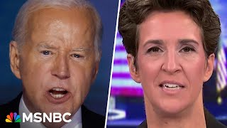 You can feel it Maddow and MSNBC panel react to Biden’s historic DNC speech [upl. by Mayer22]