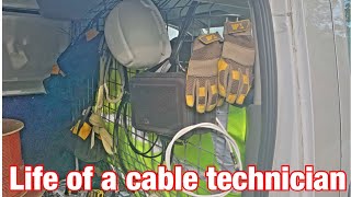 Life of a cable technician Ep 13 [upl. by Auhsej753]