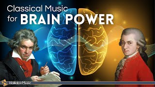 Classical Music for Brain Power  Mozart Beethoven Vivaldi [upl. by Nehte]