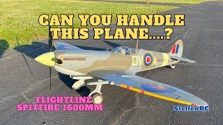 Flightline Spitfire 1600mm how to fly this plane without crashing it [upl. by Einhoj]