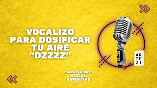 VOCALIZO PARA DOSIFICAR TU AIRE  CALENTAMIENTO VOCAL DEFINITIVO VOL 2 [upl. by Gambrill]