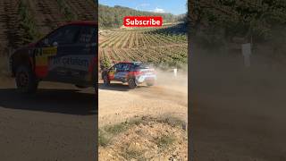 Nil Solans jumping Hyundai i20 Rally 2 Rally RACC Catalunya 2024 rally hyundai rallye car i20 [upl. by Ezeerb]