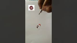 calligraphy letters अ calligraphy calligraphyart [upl. by Ayocat74]