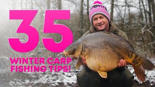 35 Winter Carp Fishing Tips you NEED to know Tip 32 is an edge Mainline Baits Carp Fishing TV [upl. by Abisia]