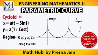 5PARAMETRIC CURVE  Simple and easy explanation of cycloid curve [upl. by Nolava635]