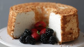 How to Make Angel Food Cake  Easy Homemade Angel Food Cake Recipe [upl. by Nosbig150]