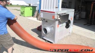 Most Powerful portable duct vacuum HAVAC duct cleaning equipment [upl. by Aittam608]