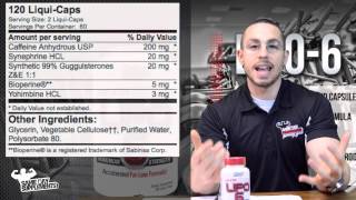 Lipo6 120 caps by Nutrex Review Fat Burner [upl. by Breh]