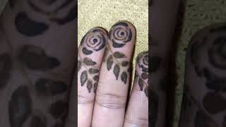 simple mehandhi design easy simple mehandi design [upl. by Anawek]