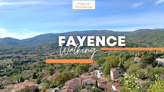 Fayence in the Provence Walking Tour  Picturesque Village  South of France [upl. by Canter]