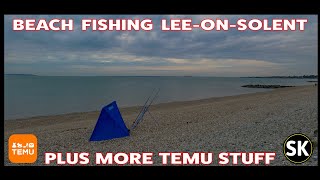 Fishing Lee On Solent  plus new TEMU Haul [upl. by Janka]