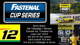 Fastenal Cup Series S61 at Talladega Superspeedway [upl. by Tompkins]