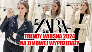 MIERZYMY TRENDY WIOSNA 2024 NA WYPRZEDAŻY ZARA ZIMA 2024 [upl. by Annairol]