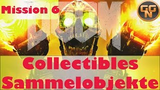 Doom 2016 Alle Sammelobjekte  All Collectibles  Mission 6  Ins Feuer  German Guide [upl. by Sholes]