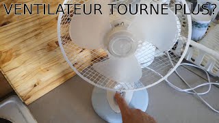 🔧 Comment réparer un ventilateur qui ne tourne plus ou trop lentement [upl. by Nylorahs605]