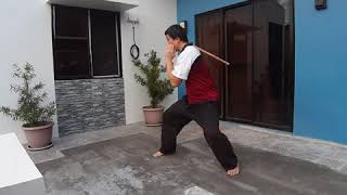 BASIC ARNIS STANCES AND STICK POSITIONS [upl. by Trevethick]