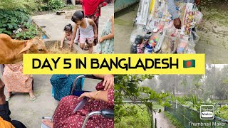 RAINY DAY IN BANGLADESH 🇧🇩  DAY 5 IN BANGLADESH HOLIDAY  SYLHETI VILLAGE VLOG [upl. by Amre]