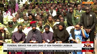 Sermon and Tribute to Late Chief of Army Staff Late Lt GenTaoreed Lagbaja  NTA [upl. by Zack142]