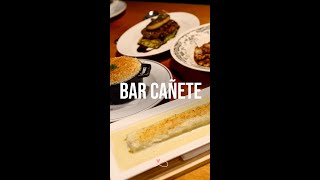 Upscale Tapas Bar In Barcelona  Amazing Tapas At Bar Cañete  Infinity Platter  2022 [upl. by Eibbil]