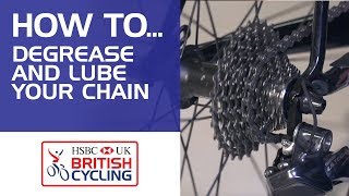 How to degrease and lube your bike chain [upl. by Eelanaj439]