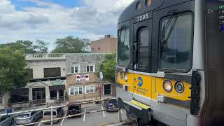 Northbound amp southbound Long Island Railroad trains at amp Rockville Center Long Island Aug 2024 [upl. by Loats]