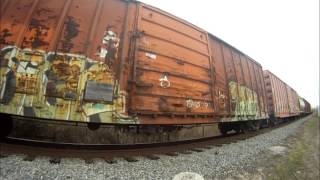 CSX kicking cars and switching HD [upl. by Rhetta]