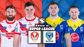 St Helens vs Warrington Wolves  Round 18  Super League 2024 [upl. by Ahsimit]