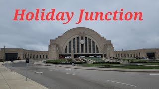 Holiday Junction Brickopolis and Cincinnati In Motion at Union Terminal [upl. by Navannod]