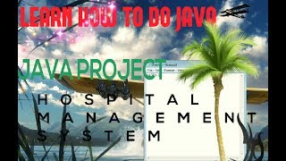 HOSPITAL MANAGEMENT SYSTEM PROJECT IN JAVA [upl. by Brunella624]