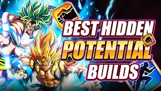 THE BEST HIDDEN POTENTIAL BUILDS FOR 9TH ANNIVERSARY BROLY AND GOGETA  DBZ Dokkan Battle [upl. by Inaflahk]