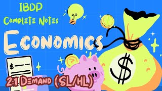 IBDP Economics 21 Demand SL amp HL Complete Notes [upl. by Ahsiya]